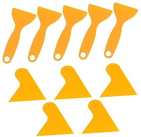 Ciieeo 1 Jeu Grattoir pour Film Automobile De Grattoirs Droits Outil De De Film pour Vitrage Et Carrosserie Durable pour Élimination des Bulles Et Application Précise 10 Pièces