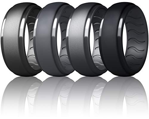 Silicone Ring Men, Mens Silicone Wedding Band, Rubber Wedding Rings For Men, Silicone Wedding Band Men