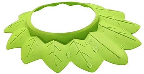 SKISUNO 1stück Verstellbare Shampoo-duschhaube Für Neugeborene Und Kleinkinder Schutz Für Augen Und Ohren Für Sanfte Haarwäsche Grün