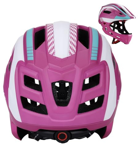 Casque Intégral,Équipement De Protection pour Skateboard - Casque Route Garcons Filles,pour Trotinette Skateboard Sortie Jeu Exterieur Parc Pelouse Sentier Anniversaire