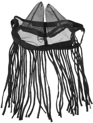 DOITOOL Masque Anti-Mouches pour Chevaux avec Franges : Masque pour Chevaux avec Oreilles - Protection Respirante et ventilée Contre Les Mouches - Accessoires pour