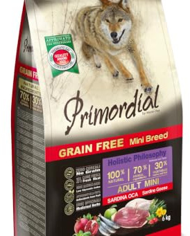 Croquettes pour chien Adult Mini avec sardines et oie, 6 kg