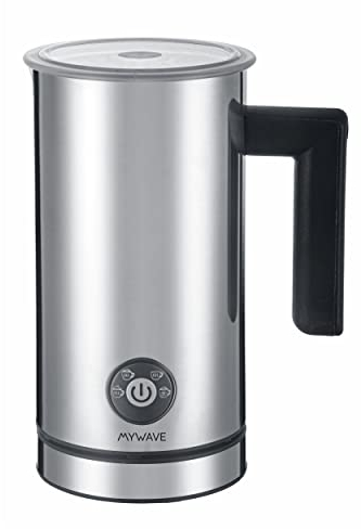 My Wave - Espumador y Batidora de Leche - Consigue la Espuma Óptima - Potencia 500W - Crea Espuma con 3 Niveles de Leche Caliente y 1 Nivel de Fría - ¡Espumador Eléctrico Ideal para Cafés y Batidos!