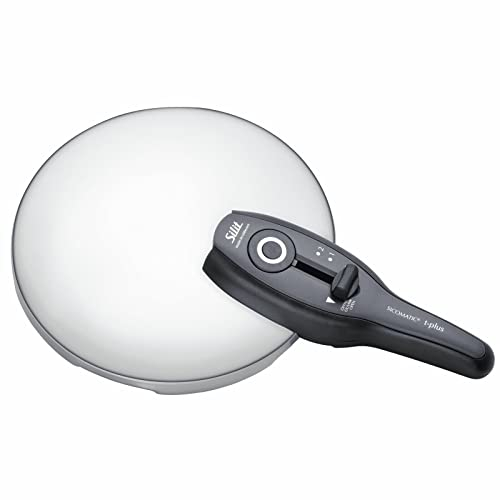 gs1 data protected company 4004633000006 2121305002 Silit Sicomatic classic Ersatzdeckel für Schnellkochtopf 3l, 4,5l, 6,5l 8,5l 0, Edelstahl Kunststoff, Schwarz