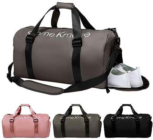 KYYLZ Sporttasche Damen, 28L Reisetasche Herren Schwimmtasche Kinder, Gym Bag mit Schuhfach und Nassfach, Trainingstasche, Weekender, Sports Bag, Wasserdicht Sporttasche für Gymshark, Fitness