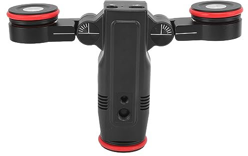 Carrello da Tavolo per Fotocamera, Carrello Scorrevole per Fotocamera, Carrello per Videocamera Wireless, Vagone Ferroviario con Testa a Sfera, Carrello Elettrico per Binario