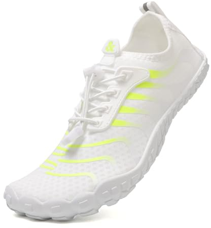Hanani Chaussures Aquatiques pour Homme et Femme Séchage Rapide Chaussures de Surf Chaussures de plongée Légères Chaussons de Nager Aqua Water Shoes Unisexe Antidérapant