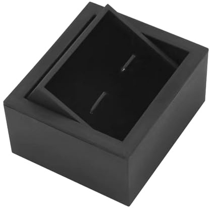 ALCXAZS Custodia versatile per gemelli, organizer per scatola regalo per gioielli, soluzione per occasioni speciali, scatola regalo per gioielli nera, organizer per gemelli,