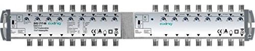 Axing SVS 1717-06 Head Amplifier for 17-Speed Multi-Switch Satellite System and Terrestrial Grey
