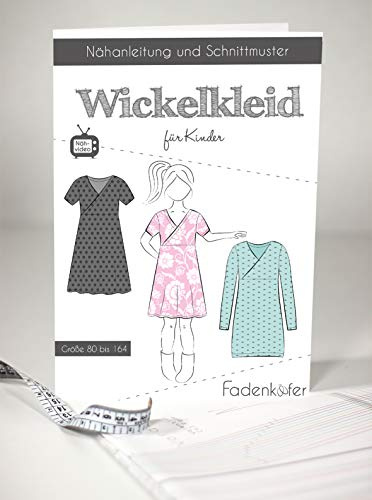 Schnittmuster und Nähanleitung - Kinder Wickelkleid