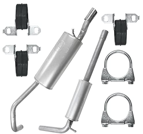 Polmo Schalldämpferset Auspuffanlage Auspuff für VW Polo 5 V 6R Schrägheck 1.4