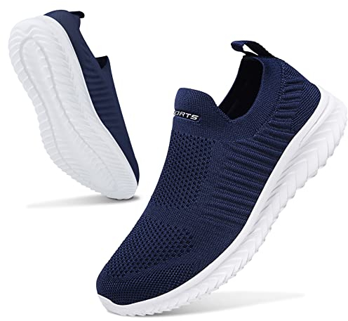 Littleplum Damen Sneaker Atmungsaktiv Turnschuhe Leicht Laufschuhe Sportschuhe Damen Schuhe,Dunkelblau,41 EU