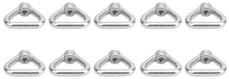 Tuerca triangular anular, tuerca de tornillo. Útil con 10 piezas para diferentes grúas técnicas, equipos de metalurgia y minería