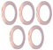 5 Rollen Schneckenzaun Hochbeet Kupferband Selbstklebend Kupferfolienband, Anti Schnecken Kupferband, 5mmx20m Kupferfolie Klebeband Leitfähig Copper Tape für EMI Abschirmung Schneckenschutz Basteln