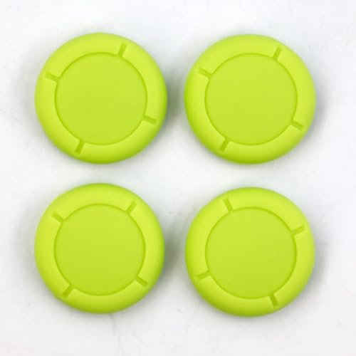 4 tapas de repuesto para joystick analógico para Nintendo Switch & Switch OLED y Switch Lite, tapas de joystick analógico, protector de joystick (verde hierba)