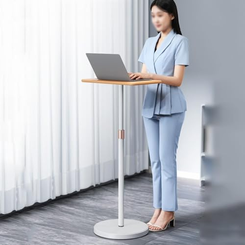 Laptop Stand - Portable Ergonomic Height Adjustable Desk Round Stable Base, Universal for Laptops and Projectors