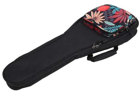 Bewinner Étui pour ukulélé, étui pour Instruments à Cordes, Sac de Transport pour Musiciens, éponge en Nylon (21 pouces)