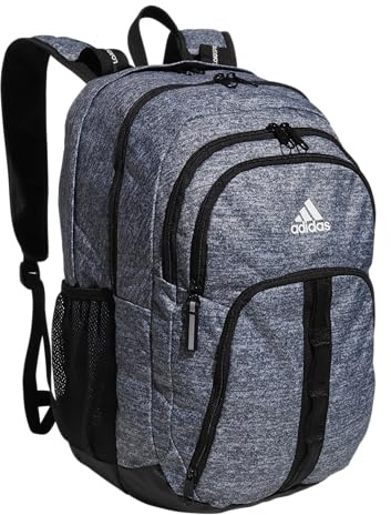 adidas Prime 6 Backpack, Jersey Onix Grey/Black/White, One Size, Prime 6 Backpack