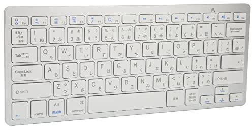 Mini Bluetooth-tangentbord, 78 Nycklar Ultratunt och Kompakt Trådlöst Tangentbord, Bärbart Externt Tangentbord för Bärbar Surfplatta(japanska)