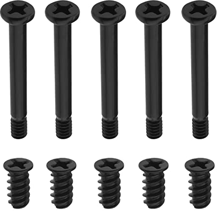 VGOL 100 Stück Computer Gehäuse Lüfter Schrauben Kit PC Lüfterschrauben Computer Gehäuse Kühler Schrauben Komponenten, 50-TLG #6-32x30mm und 50-TLG M5x10mm