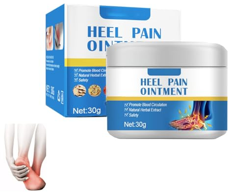 Heel Pain Ointment,Foot Moisturiser for Dry Cracked Feet, Soothe & Relieve, Natural Extract, for All Skin Types (1 pcs)