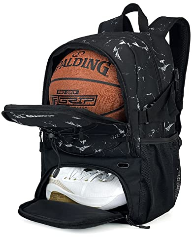 GRANDUP Basketball backpack with ball and shoes compartment Fit Volleyball, soccer, Swim, Gym, Travel, large capacity sports training equipment bags