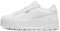 PUMA Damen Karmen II L Sneaker, White White Silver, 42 EU