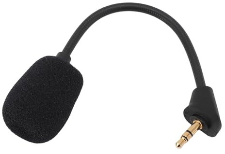 Denash Asta del Microfono Staccabile, Microfono di Gioco Sostitutivo Commutabile da Sinistra a Destra Plug and Play per l'uso Quotidiano