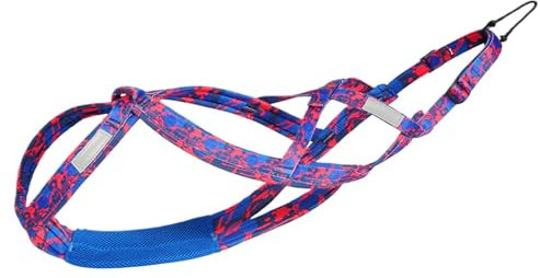 Hundezuggeschirr,Hundeschlittengeschirr - Welpengeschirr Verstellbares reflektierendes Hundegeschirr,Outdoor-Hundeseil, Flexibles Hundetrainingsseil zum Rodeln, Spazierengehen im Freien