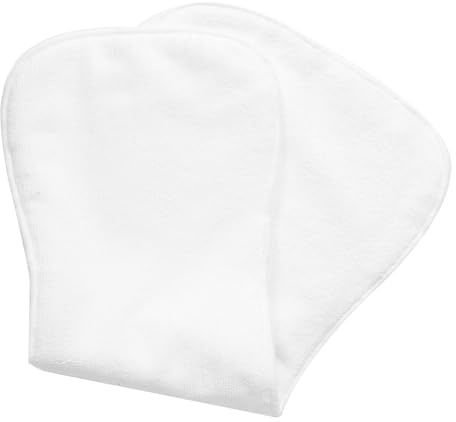 HAMPPLIES Four-Layer Foldable Washable Adult Cloth Diaper with High Absorbency and Leak-Resistant Design Breathable Fiber Napkin for Incontinence Care Comfortable Reusable White Underpad for