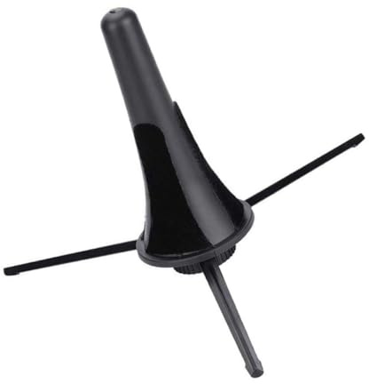 STOBAZA Soporte para Clarinete y Oboe Plegable de Tres Patas Soporte Portátil Estable para Instrumentos de Viento Diseño Compacto para Uso Interior y Exterior