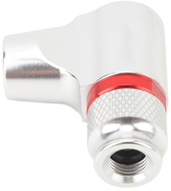 GOWENIC CO2-cykelpump med Isolerad Hylsa |Enhandsmanövrering för landsvägscykel- och Mountainbike-däck, Aluminiumlegering, Kompatibel med Presta- och Amerikanska Ventiler, 12g-25g CO2-patroner