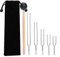 NSXAYIWE Stimmgabel, 128 Hz 256 Hz 512 Hz 1024 Hz 2048 Hz Stimmgabel-Set, Chakra-Stimmgabeln aus Aluminiumlegierung, Kompatibel Für Musiker, Lehrer