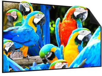 ULTIMEA E-ALR Pantalla de Proyector de 120 Pulgadas, Pantalla de Proyector ALRS 80% 2.0 Valor de Ganancia para Exterior Luz de Día 4K HD Pantalla Plateada, Pantalla de Cine Portátil, Photon 100