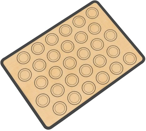 Silicone Baking Mat Nonstick Oven Sheet Macaron Cake Cookie Baking Mould Mat,Non-Stick & Easy Clean Food Grade Reusable Baking Mats for Making Macaron, Cookie, Pizza, Pastry