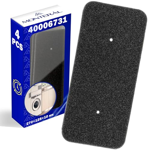 4 stycken torkfilter 270 x 125 x 10 mm med originalkod 40006731 för godis för hoover - MONTERAL
