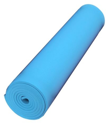 Esterilla de yoga gruesa, estera de yoga antideslizante Esterilla de | Estera de yoga antideslizante gruesa y ancha, estera de entrenamiento enrollable con