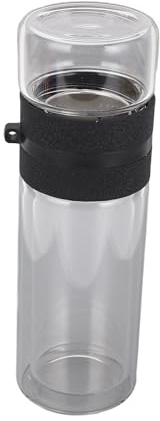 Yechiry Dubbelvägg Glas Te Infuser Flaska Portabel Te Separation För Hemmakontoret 350ML