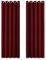 PONY DANCE Schlafzimmer Gardinen und Vorhänge Verdunkelung 2er Set H 228 x B 167 cm Abdunklungsvorhang mit Ösen Thermovorhang Hitzeschutz Übergardinen Blickdicht Rot