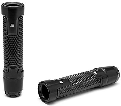 Motorrad Griffe & Stange Enden Für 22mm Stangen - Schwarz - Eloxiertes Aluminium