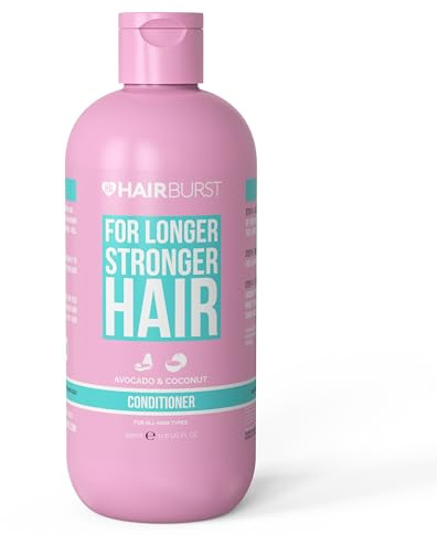 HAIR BURST Hair Growth Conditioner For Woman — Reduces Hair Loss - Strengthens Growth - Contains No SLS and Parabens - Coconut and Avocado Aroma - New Bigger Bottles 350ml