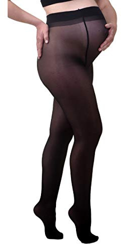 MAMSY Tights 20den Black Collant 20 Denari, 20 den, Nero, M Donna