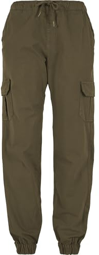 Urban Classics Femme Damskie Spodnie Cargo Z Wysokim Stanem Pantalon, Summerolive, L EU