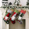 Boseago 3 Pezzi Calze Natalizie da Appendere Camino 50 x 25 cm Grandi Calza di Natale per Camino,Decorazione per Albero di Natale Sacchetti Regalo(A)