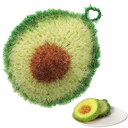 Chiffons pour laver la vaisselle,Serviettes réutilisables en forme d'avocat | Serviettes réutilisables et lavables, rinçage facile, torchons en fibre à séchage rapide, chiffons