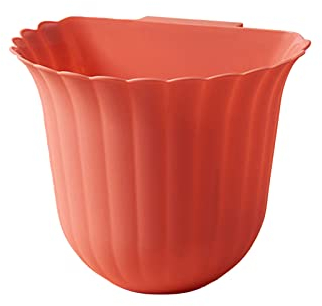 Liuyoyo Under Sink Hanging Kitchen Trash Can Kitchen Cabinet Door Plastic Basket Hanging Trash Can Waste Bin Garbage Bin Box Compost Bin Portable(orange)