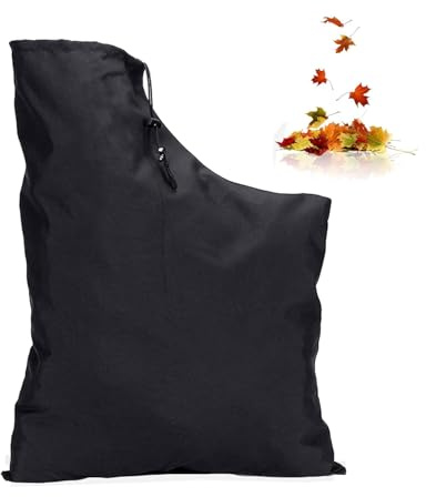 MEISO Sac Aspirateur Universel pour Souffleur de Feuilles, Sac Souffleur de Feuilles, Sacs de Rechange pour Aspirateur de Jardin, Grande Capacité, Idéal pour Jardin, Parc, Espaces Verts