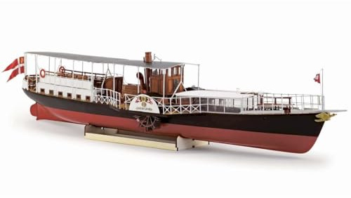 Billing Boats BB403 HJEJLEN, modèle bateau à vapeur à échelle 1:33, kit à construire en bois avec manuel photographique, 85 x 19 x 17 cm