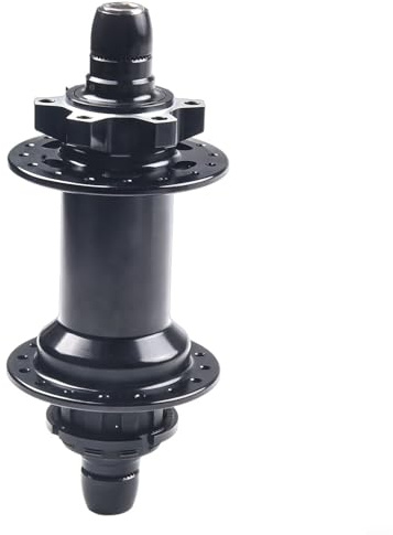 Mozzo posteriore a disco per Dirt Jump Bike da 10 x 135 mm, 32H, mozzo in lega di alluminio a velocità singola con corpo a mozzo libero a 6 pedali, montaggio bullonato, 120 clic (nero)