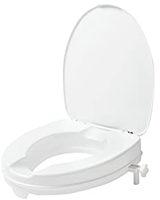 SecuCare - Rehausseur WC adulte adaptable. Rehausseur toilette adulte. Rehausseur WC personne âgées mou facile à installer et transportable. Pas besoin de montage. Hauteur de 6 cm.